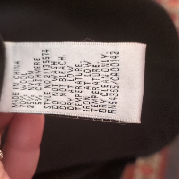 Bianca Nygard Gray Pea Coat sz 10 - Picture 6 of 6